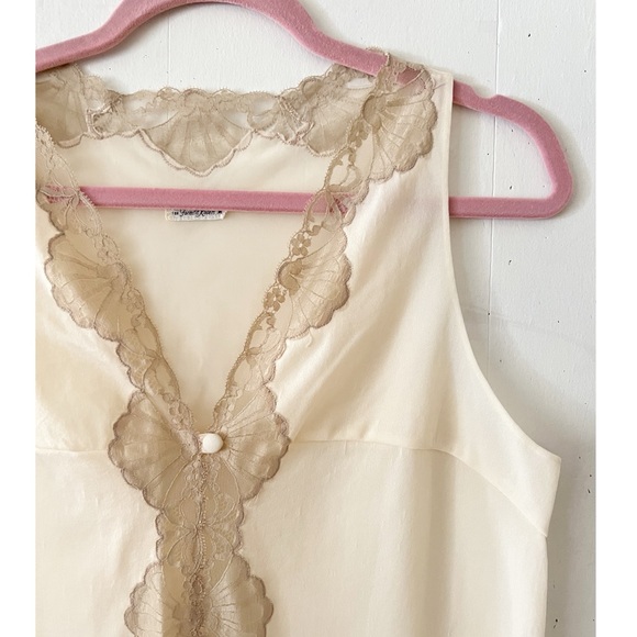 Emilio Pucci For Formfit Rogers Robe & Chemise Ivory Set Vintage Size Medium - Picture 3 of 16